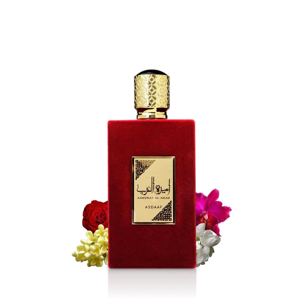 Asdaaf Ameerat Al Arab Eau de Parfum Spray for Women, 3.4 Ounce 100ml