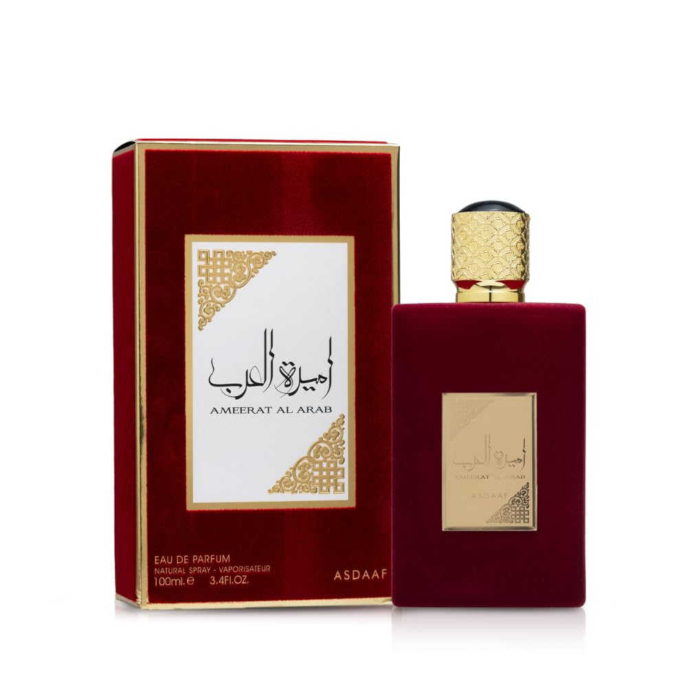 Asdaaf Ameerat Al Arab Eau de Parfum Spray for Women, 3.4 Ounce 100ml