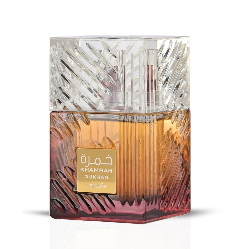 Lattafa Khamrah Dukhan for Unisex Eau de Parfum Spray, 3.4 Ounce / 100 ml
