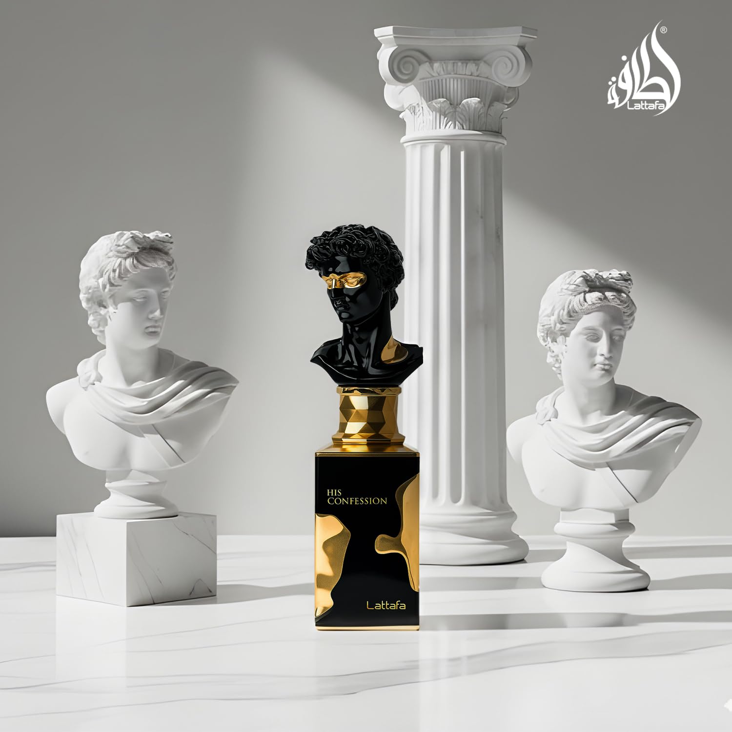 Lattafa His Confession for Men Eau de Parfum Spray, 3.4 Ounce / 100 Ml