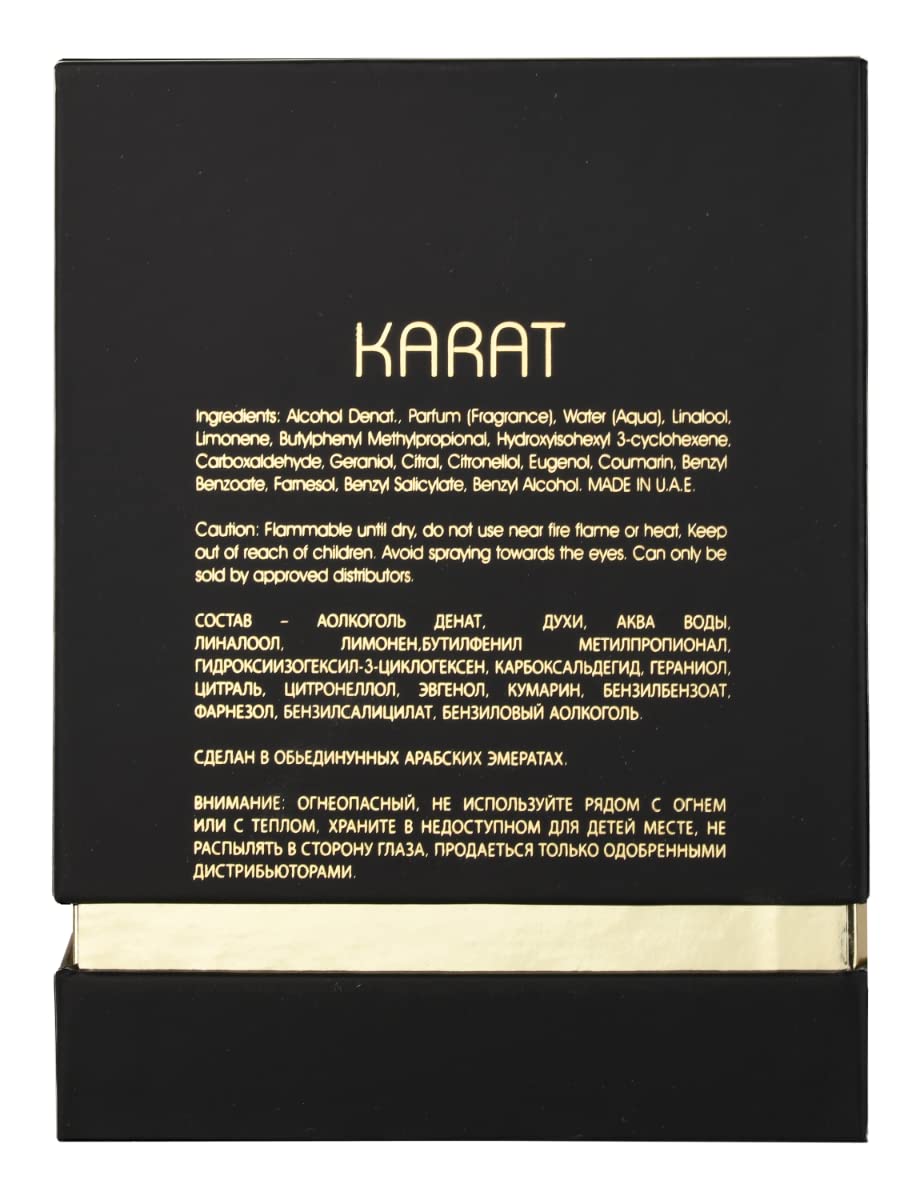 Maison Alhambra Karat By Maison Alhambra Eau De Parfum Spray 3.4 Oz