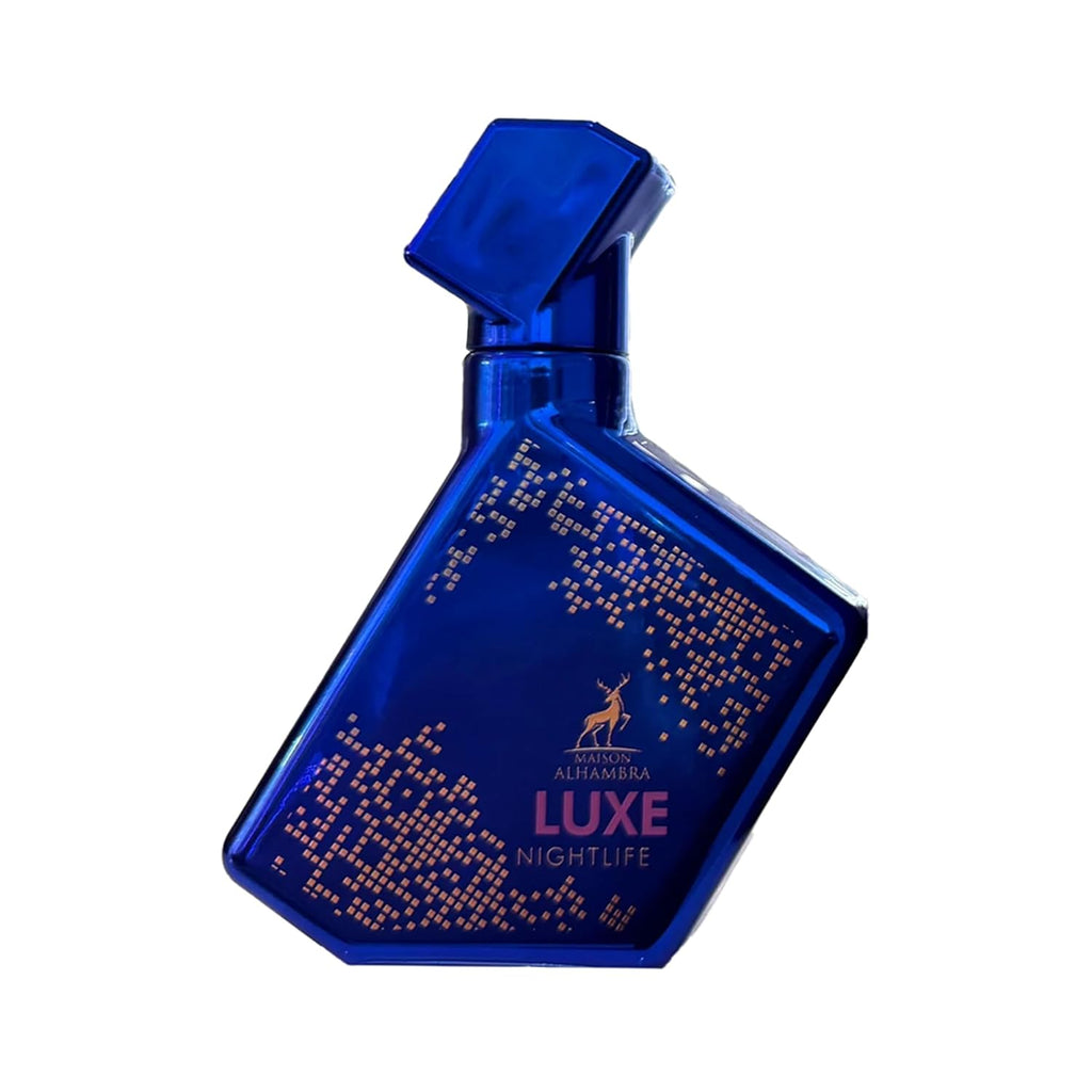 Maison Alhambra Luxe Nightlife – Floral, Woody, Gourmand, Sweet – Eau de Parfum Spray Long-Lasting Fragrance for Unisex, 3.4 Ounce / 100 ml