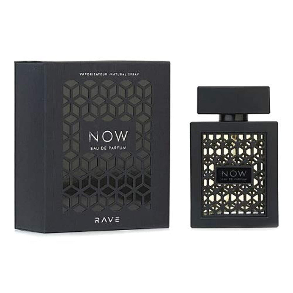 Rave Now Eau de Parfum Spray for Unisex, Long-Lasting Scent, 3.4 oz 100ml