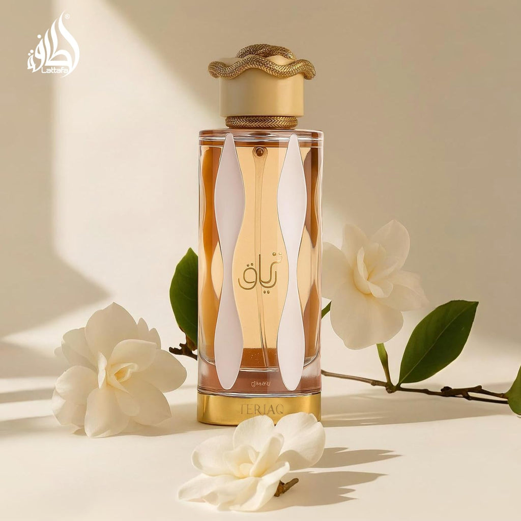 Lattafa Teriaq for Unisex Eau de Parfum Spray, 3.4 Ounce / 100 ml
